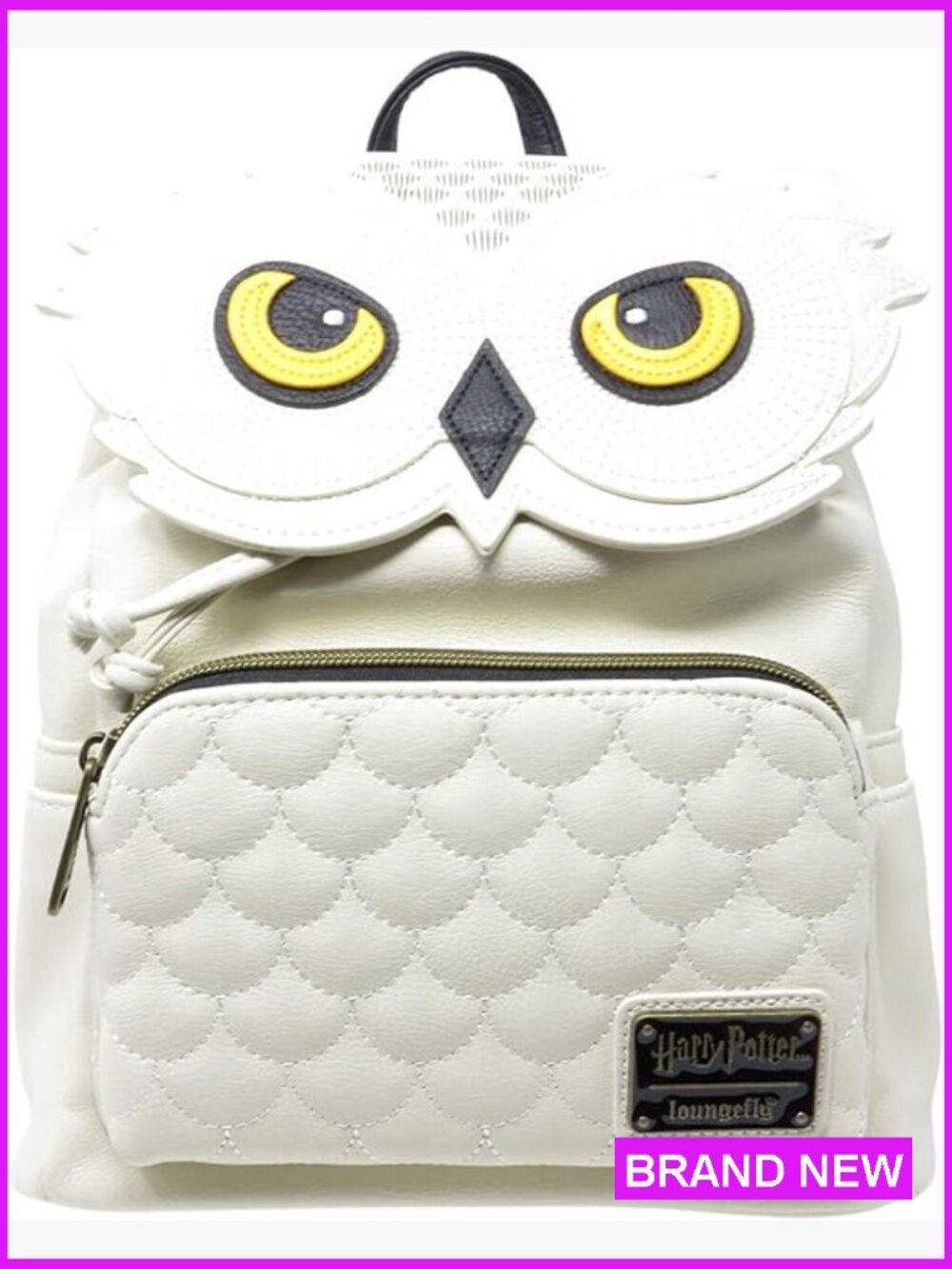 Faux Leather Mini Backpack Classic Travel Daypack Harry Potter Themed